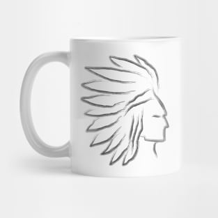 Native american indian chief Mug